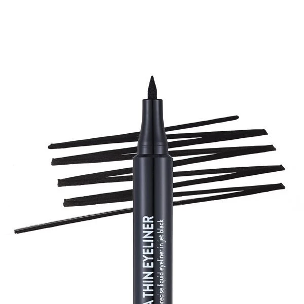 8690604478491_2 محدد عيون فلورمار فائق النحافة أسود | Flormar Ultra Thin Eyeliner Black - الصورة 2
