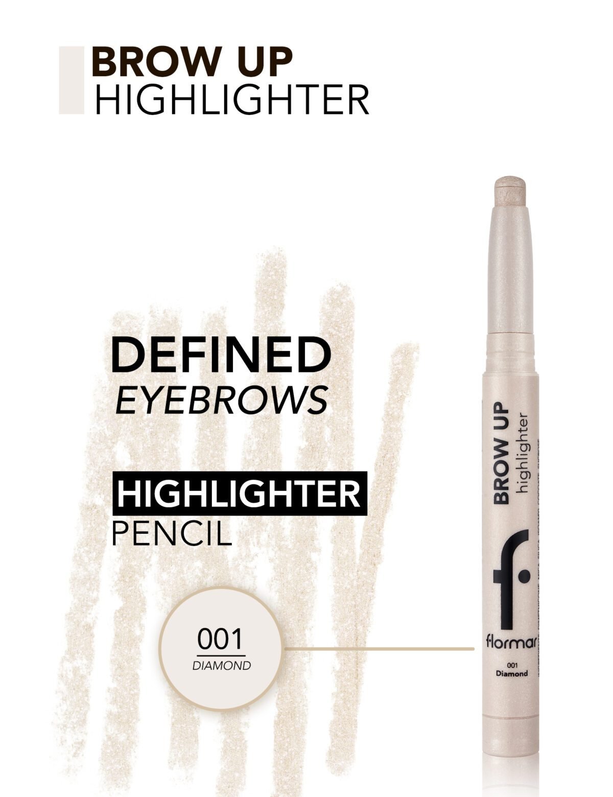 هايلايتر للحواجب من فلورمار - Flormar Brow Up Highlighter