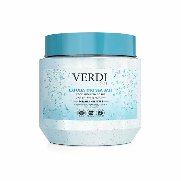 ڤردي مقشر الوجه والجسم بملح البحر | VERDI FACE & BODY SCRUB SEA SALT