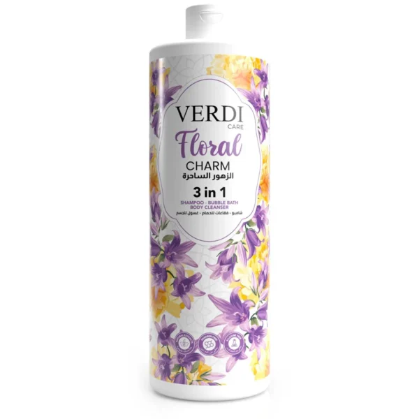 ڤردي شامبو 3 في 1 للجسم برائحه الزهور | VERDI BODY FLORAL CHARM 3in1 Shampoo