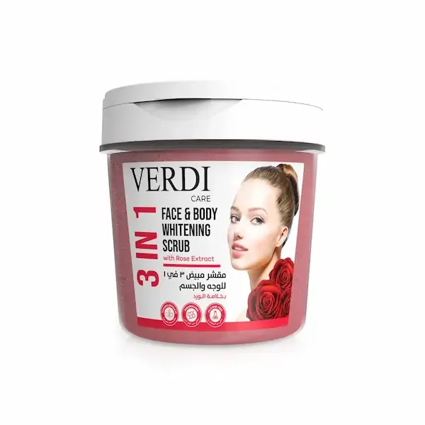 مقشر فيردي 3 في 1روز | VERDI 3 IN 1 SCRUB ROSE