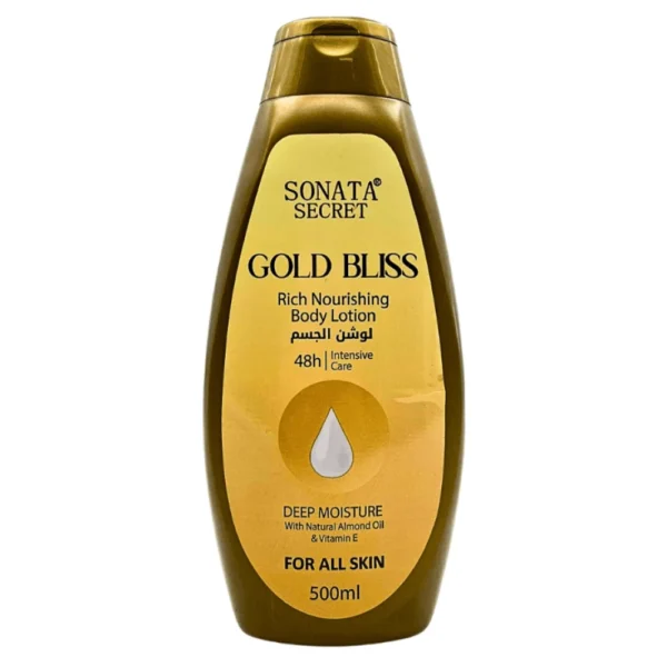 لوشن الجسم المرطب جولد بلس من سوناتا | Sonata Secret Body Lotion Gold Bliss