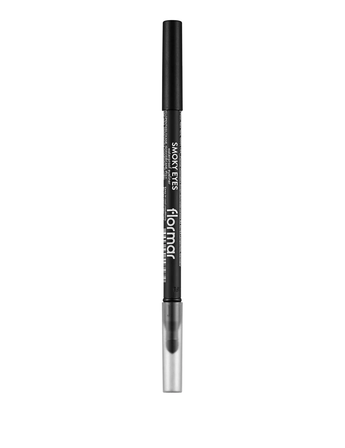 ⁦محدد عيون سموكي مقاوم للماء من فلورمار | Flormar Smoky Eyes Waterproof Eyeliner 01 Carbon Black⁩ - الصورة ⁦3⁩