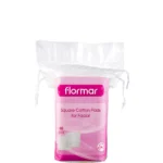 قطع قطنية مربعة للوجه من فلورمار | Flormar Square Cotton Pads for Facial