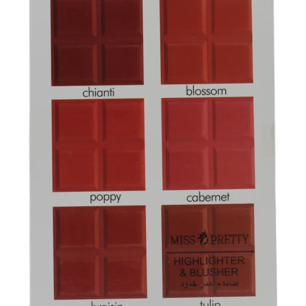 إضاءة + أحمر خدود ميس بريتي | Miss pretty Blusher & Highlighter