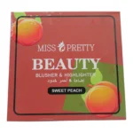 بيوتي بلاشر وهيلايتر من ميس بريتي | Miss pretty Beauty blusher and highlighter