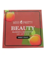بيوتي بلاشر وهيلايتر من ميس بريتي | Miss pretty Beauty blusher and highlighter