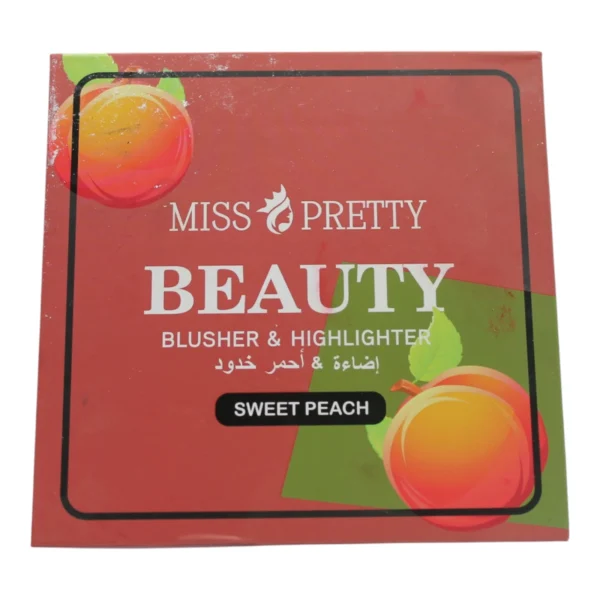 بيوتي بلاشر وهيلايتر من ميس بريتي | Miss pretty Beauty blusher and highlighter