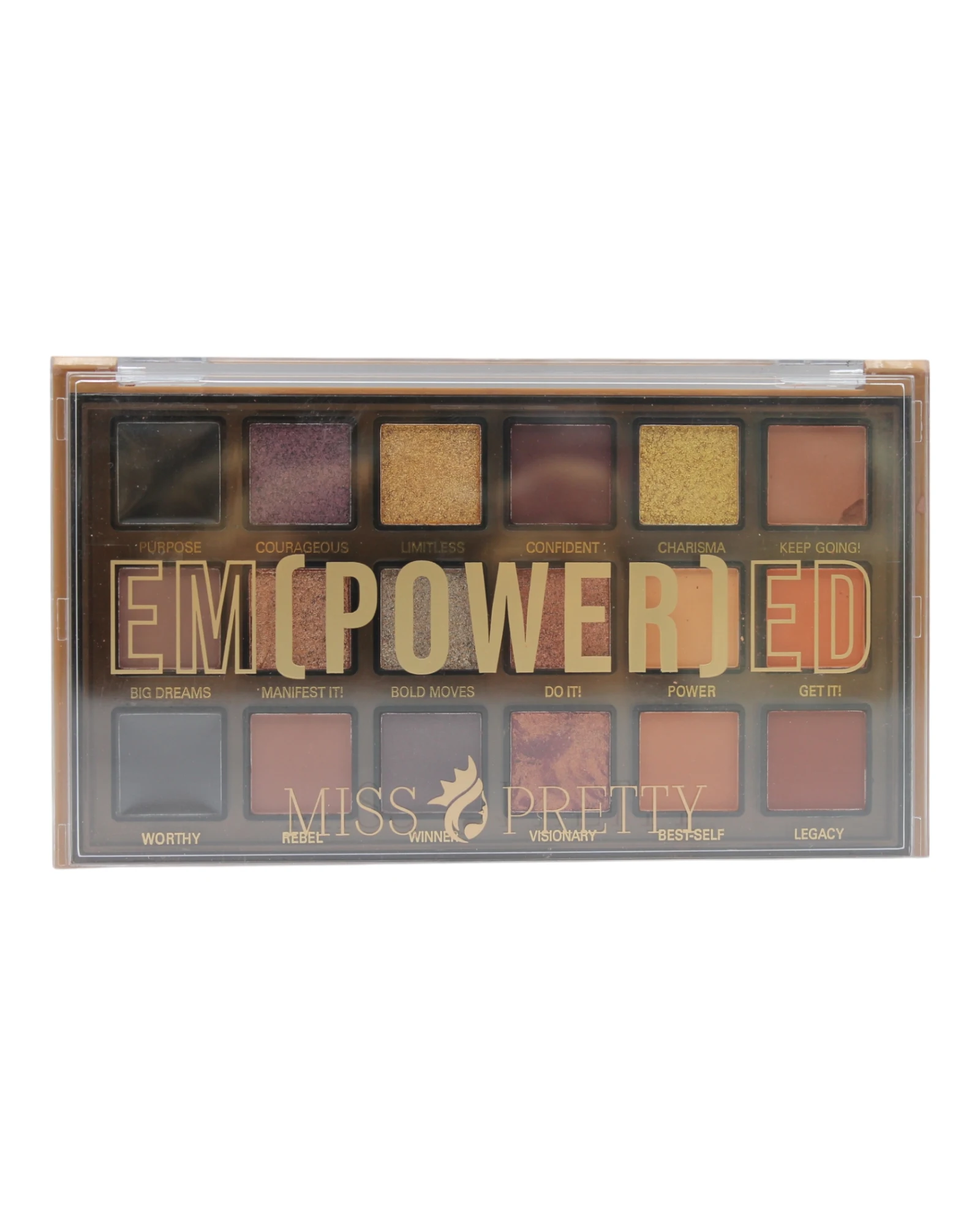 Photoroom-20250204_021124 ايشادو 18 لون ام بور اي دي من ميس بريتي | Miss pretty Eyeshadow 18 EMPOWERED - الصورة 1