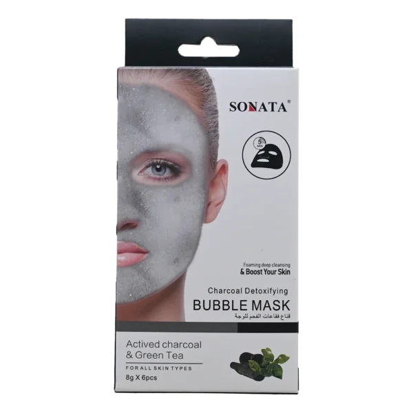 قناع فقاعات الفحم للوجة | Sonata Charcoal Bubble Mask