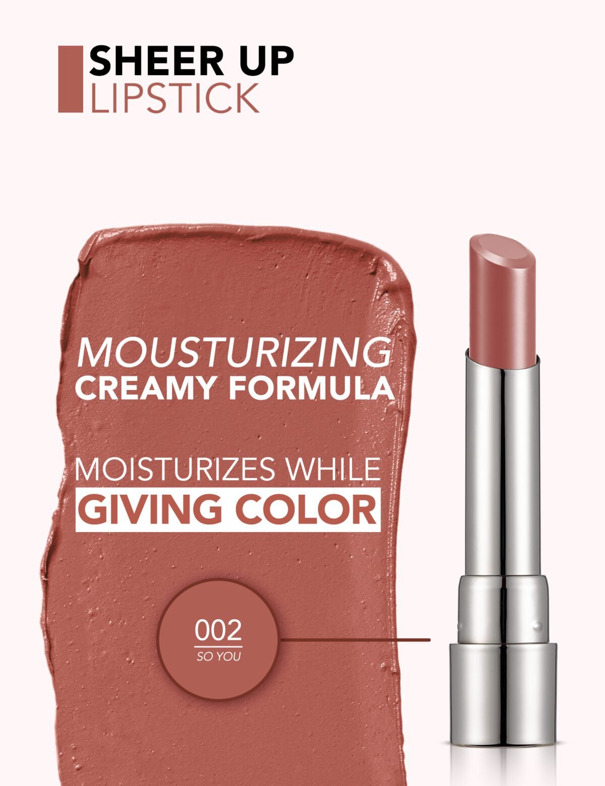 أحمر شفاه من فلومار - Flormar Sheer Up Lipstick أحمر شفاه من فلومار - Flormar Sheer Up Lipstick