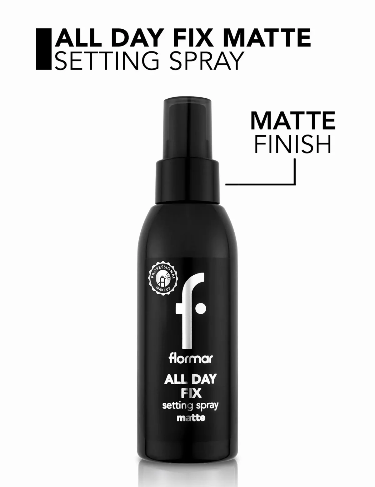 ⁦رذاذ تثبيت المكياج من فلومار | Flormar All Day Fix Matte Setting Spray⁩ - الصورة ⁦2⁩