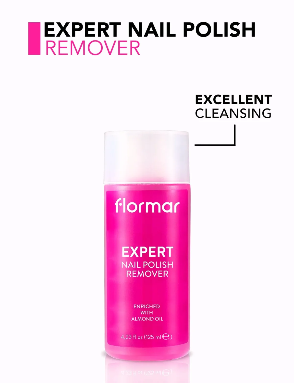 ⁦مزيل طلاء الأظافر من فلومار | Flormar Expert Nail Polish Remover⁩ - الصورة ⁦2⁩