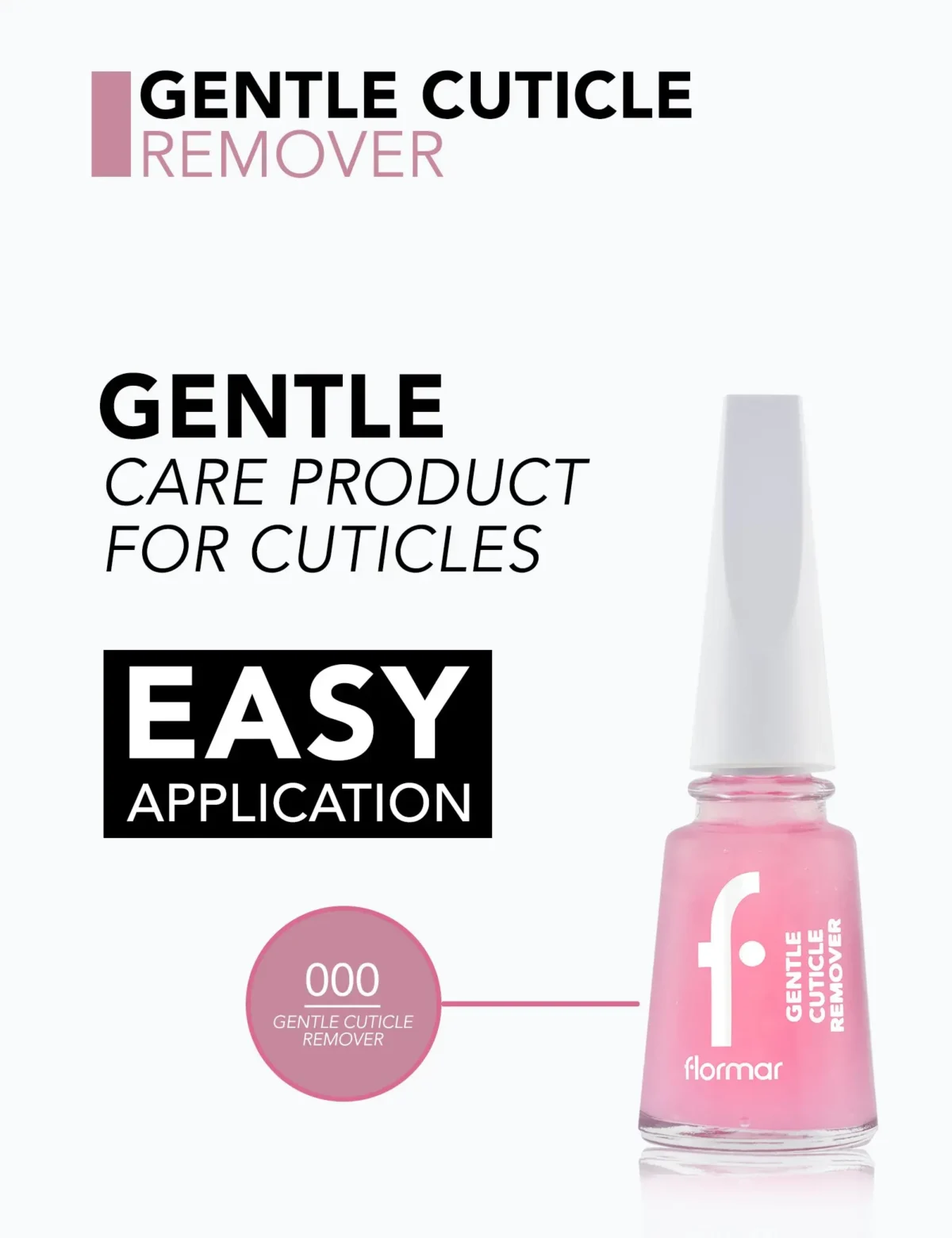⁦مزيل طلاقة الأظافر اللطيف من فلومار | Flormar Gentle Cuticle Remover⁩ - الصورة ⁦2⁩