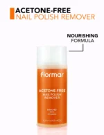 ⁦مزيل طلاء الأظافر الخالي من الأسيتون من فلومار | Flormar Acetone Free Nail Polish Remover⁩ - الصورة ⁦2⁩