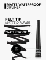 ⁦كحل مطفي مقاوم للماء من فلومار | Flormar Matte Waterproof Dipliner⁩ - الصورة ⁦2⁩