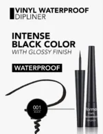 ⁦قلم تحديد العيون مقاوم للماء من فلومار | Flormar Vinyl Waterproof Dipliner Black⁩ - الصورة ⁦2⁩