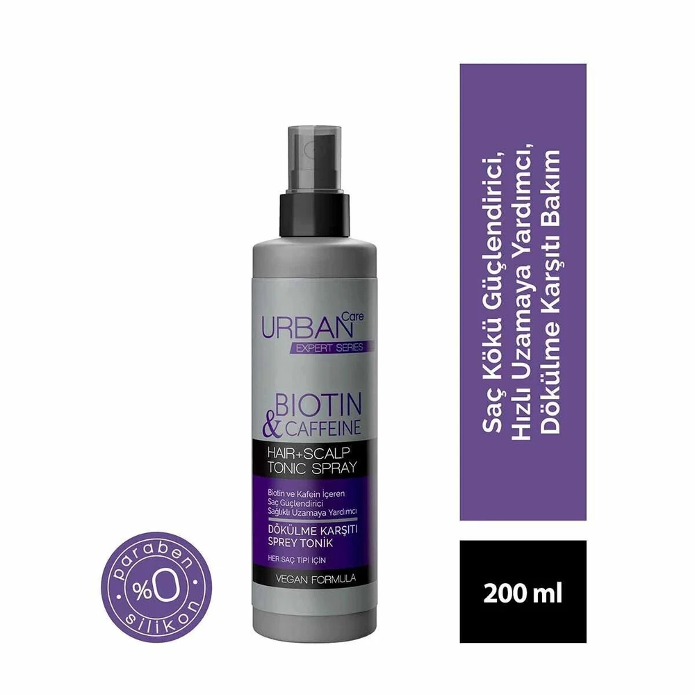 Urban care (119) أوربان كير بخاخ تونيك الشعر إكسبيرت بالبيوتين والكافيين | URBAN CARE EXPERT BIOTIN & CAFFEIN HAIR TONIC SPRAY - الصورة 3
