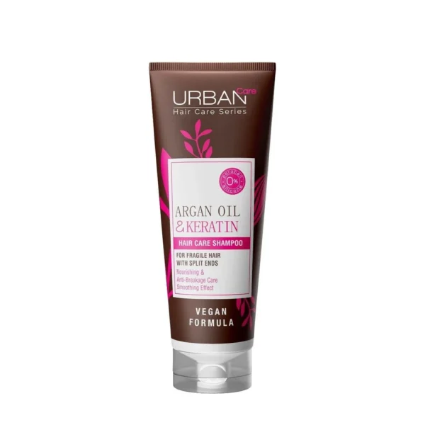 شامبو مغذي ومضاد للتكسر بزيت الأرغان والكيراتين | URBAN CARE ARGAN OIL & KERATIN SHAMPOO