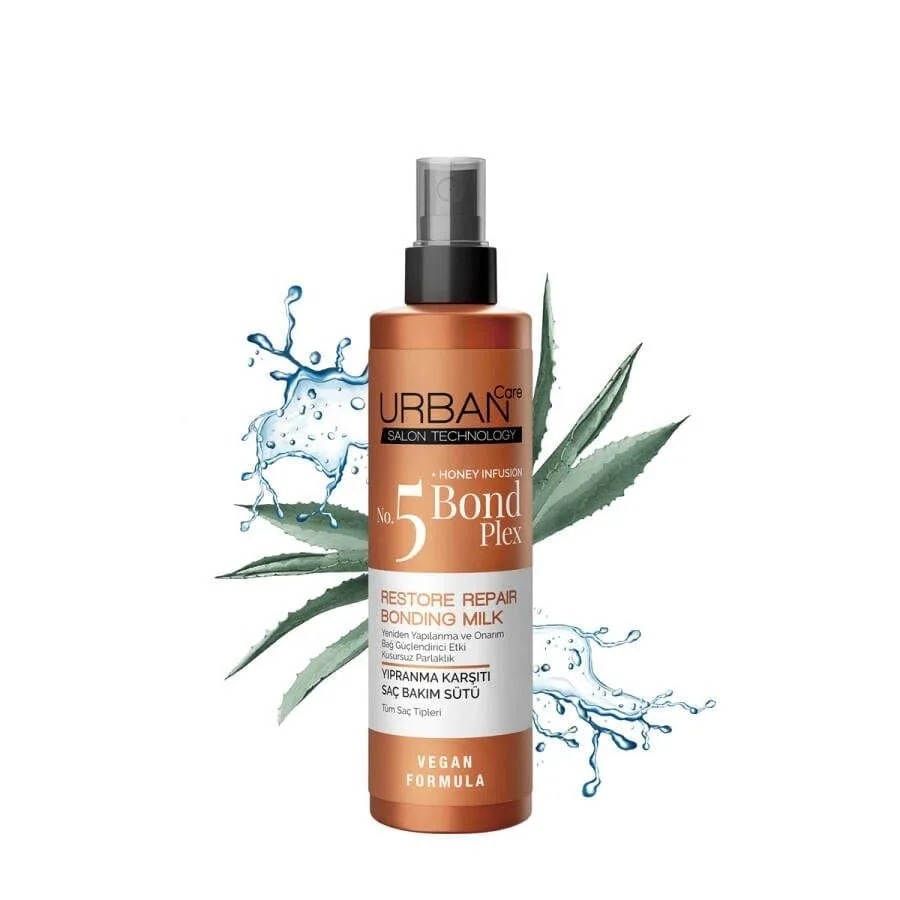 Urban care (149) أوربان كير بخاخ حليب العناية بالشعر بوند بليكس رقم 5 | URBAN CARE-NO:5 BOND PLEX RESTORE REPAIR BONDING MILK - الصورة 2