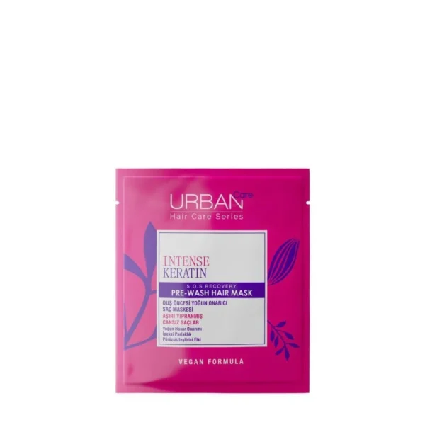 ماسك العناية بالشعر المكثف بالكيراتين لإصلاح الشعر التالف واللمعان | URBAN CARE INTENSE & KERATIN PRE-HAIR MASK