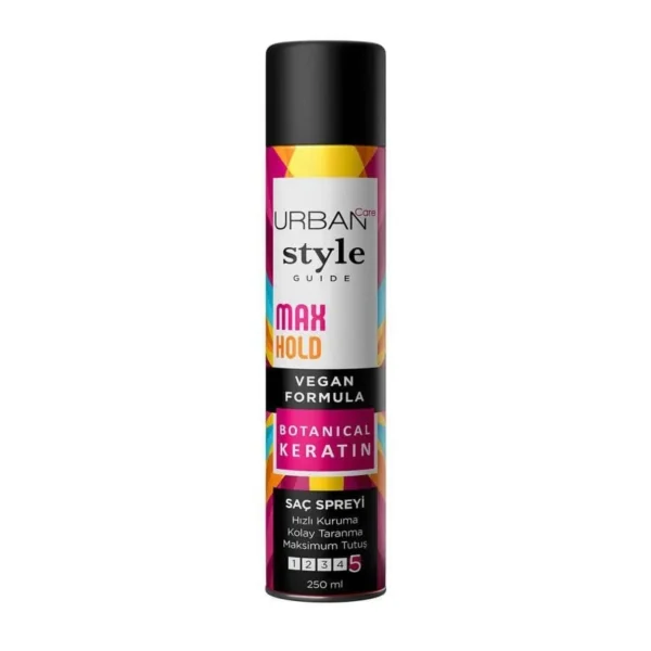 أوربان كير بخاخ مثبت الشعر | URBAN CARE STYLE GUIDE MAX HOLD HAIR SPRAY