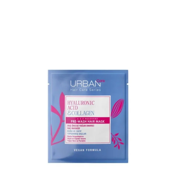 ماسك ما قبل الشعر بحمض الهيالورونيك والكولاجين  | URBAN CARE HYALURONIC ACID & COLLAGEN RECOVERY PRE-HAIR MASK