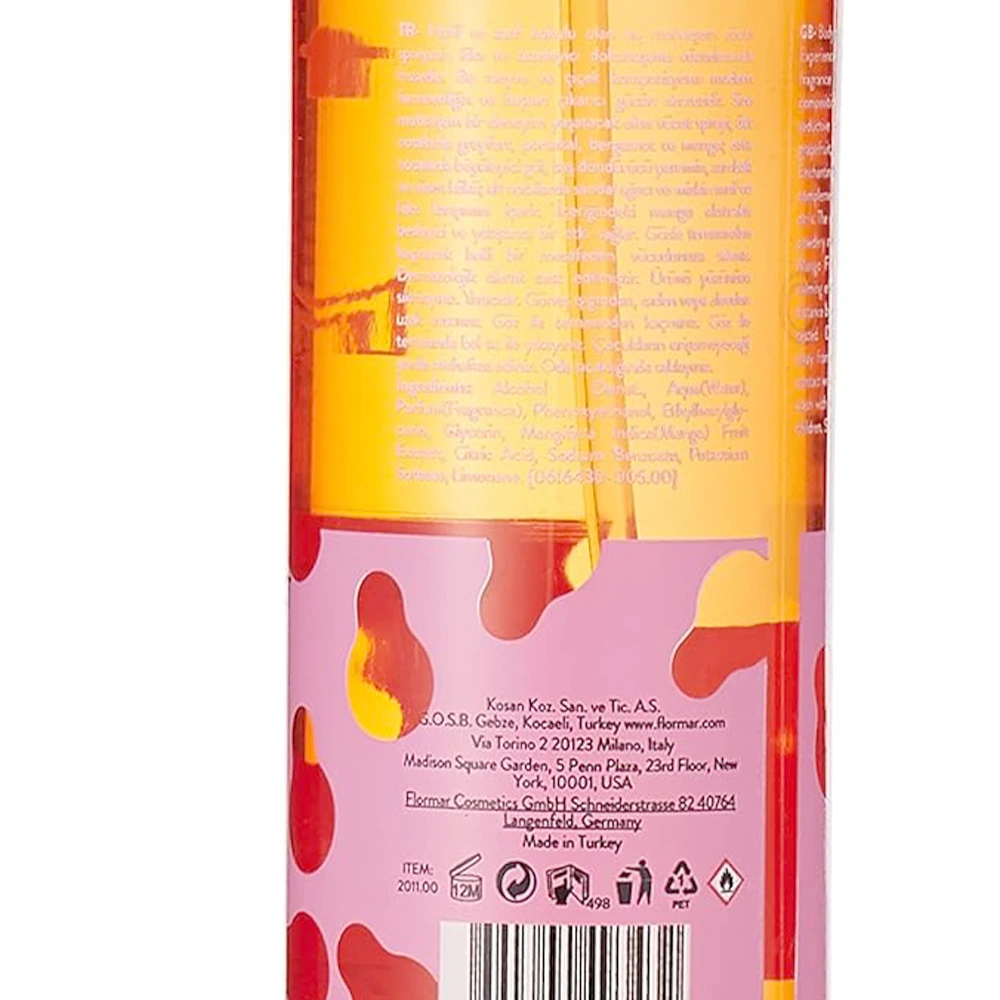 rthedr معطر الجسم بخلاصه المانجو من فلورمار |Flormar Body Mist Mango - الصورة 8