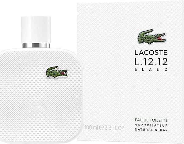 عطر لاكوست الابيض الرجالي او دو تواليت | Lacoste White Men's Eau de Toilette