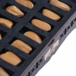 ⁦صندوق عود مروكي ذهبي بانافع للعود | Golden Moroccan Oud Box Banafa for Oud⁩ - الصورة ⁦2⁩