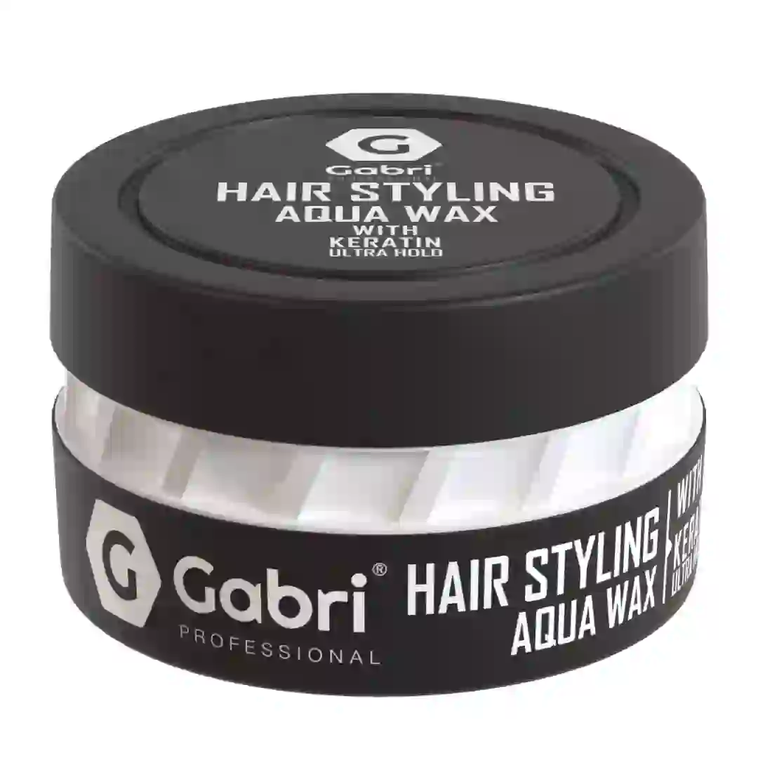 gabri-professional-hair-styling-aqua-wax-keratin-ultra-hold-1056 Hair Styling Aqua Wax Keratin Ultra Hold Gabri Professional | تصفيف الشعر بشمع أكوا بالكيراتين فائق التثبيت جابري بروفيشنال - الصورة 1