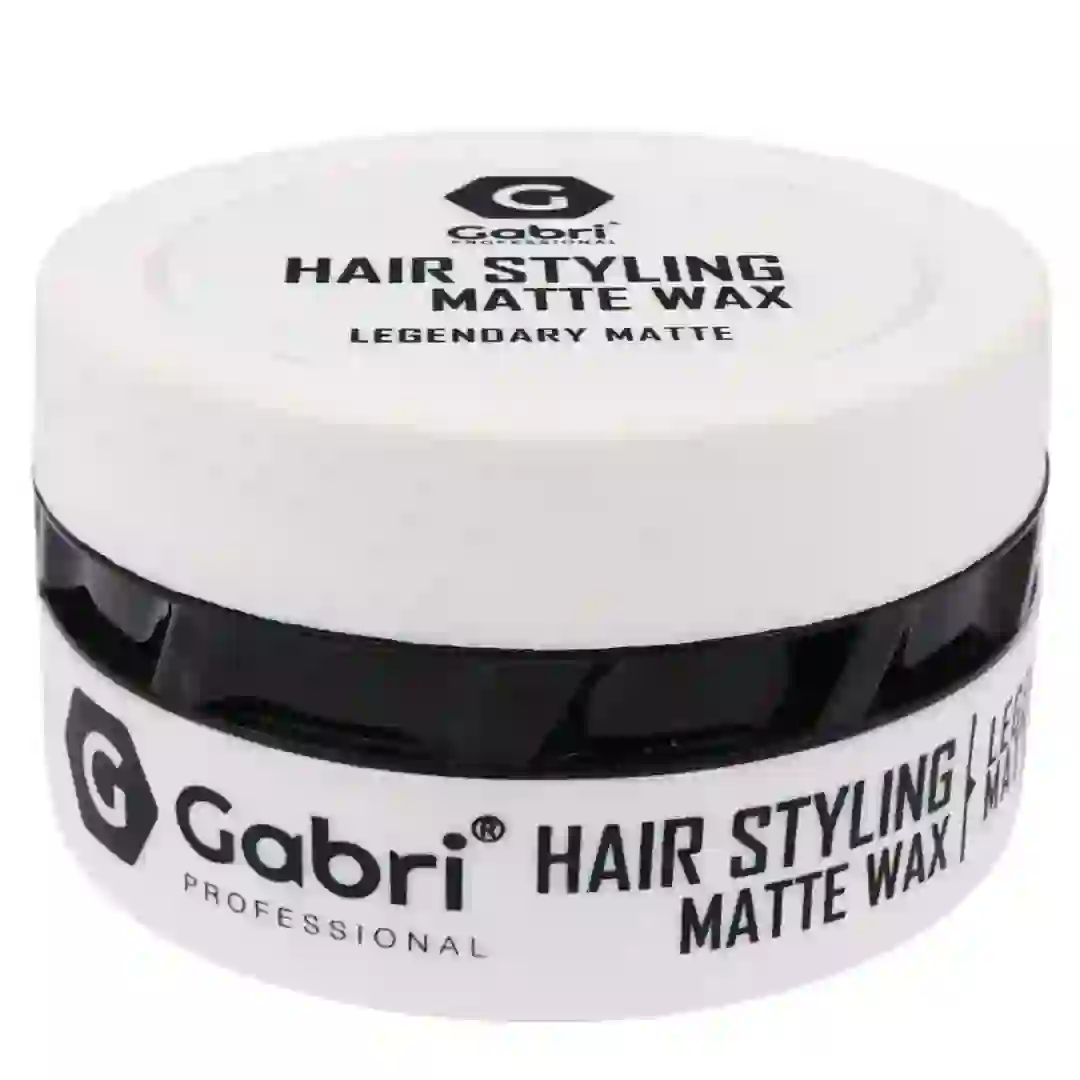 gabri-professional-hair-styling-matte-wax-legendary-matte-150ml Hair Styling Matte Wax Legendary Matte Gabri Professional | شمع تصفيف الشعر غير اللامع الأسطوري غير اللامع غابري بروفيشنال - الصورة 1