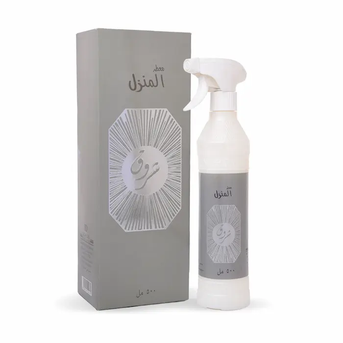 shrouq_house_freshener-معطر_شروق معطر منزل شروق فضي بانافع للعود | Shrouq Silver House Freshener Banafa for Oud - الصورة 2