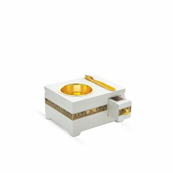 مباخر ابيض BO-5W بانافع للعود | Incense Burner White BO 5w Banafa for Oud