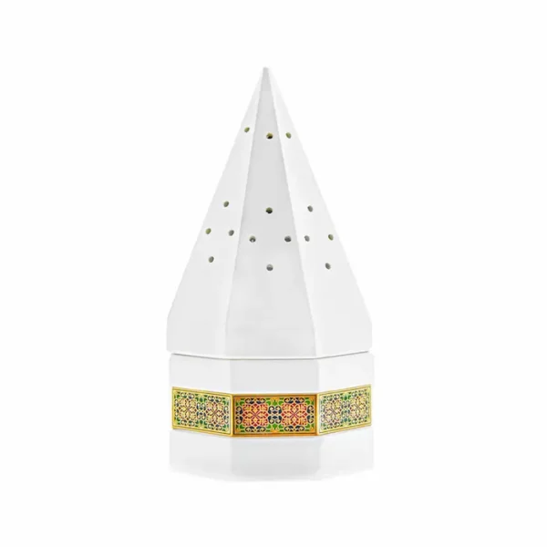 مبخرة شعر XL-44 ابيض بانافع للعود | Hair Incense Burner XL-44 White Banafa for Oud